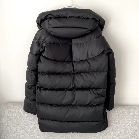 Zara Black Puffer Coat Size XS - Picture 3 of 16